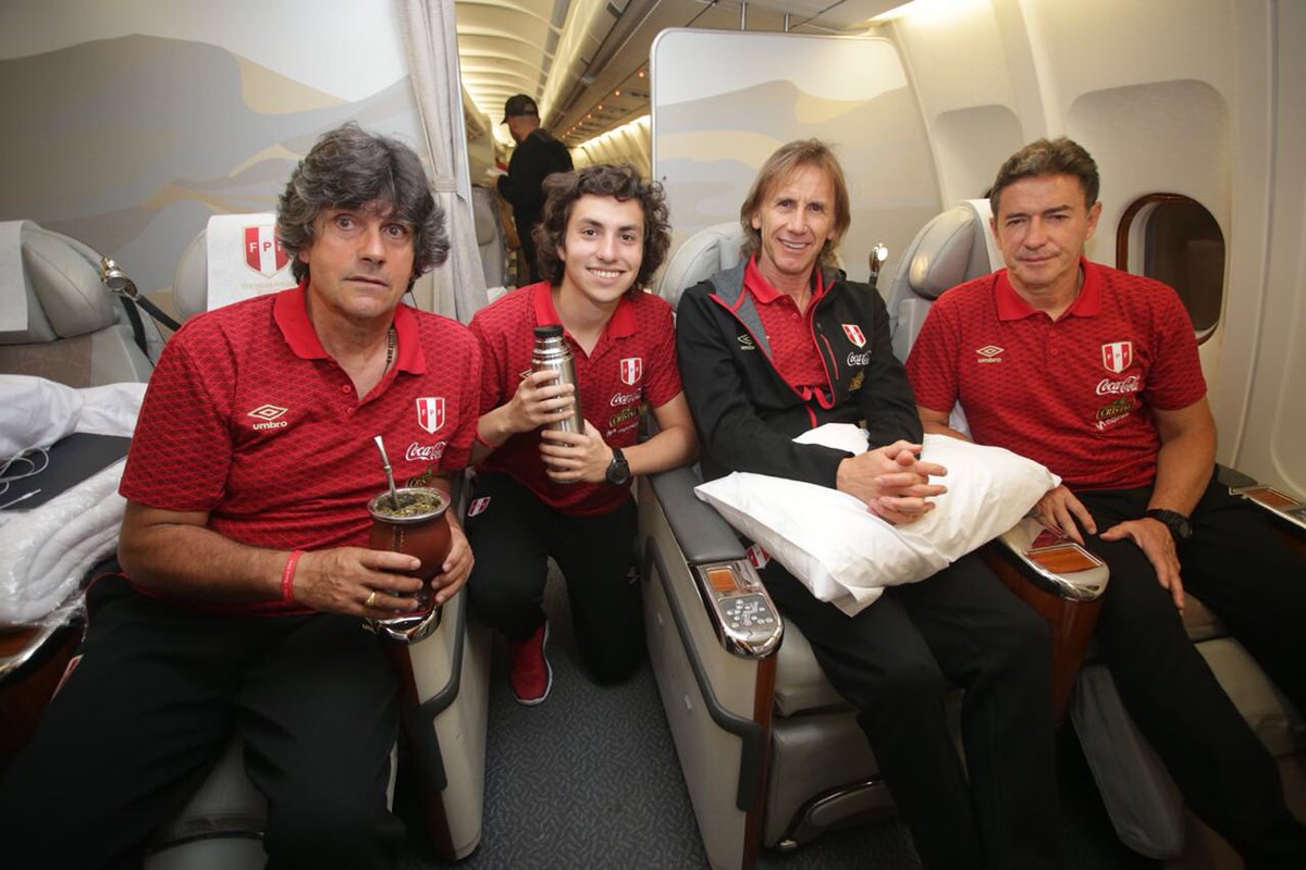 SeleccionPeru's tweet photo. ¡Listos para el viaje! 🛫🇵🇪⚽️ https://t.co/0clwB6jXxX