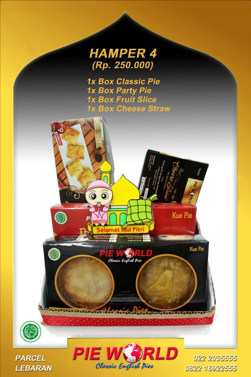 pieworld_id's tweet photo. Marhaban ya Ramadhan. Hari nan Fitri sudah di depan mata. Sudah punya hantaran untuk keluarga tercinta belum? Ayo pesan dari sekarang biar dapat harga special. Hubungi kami di no 0822 169 22555 via tlp atau WhatsApp. 
#ramadhan
#pieworld
#classicpies
#lotsofhampers https://t.co/R2t6JvU631