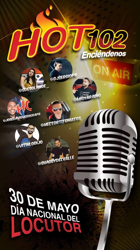 djsergiopr's tweet image. ¡Felicidades al mejor corillo de la radio! 📻🎙

@Hot102pr 🔥 #SoloHotHits 

@MigyaRadio @SdeSolange @HectorTitoMatos @vitinlodijo @shaggydelvalle #JDHerrera