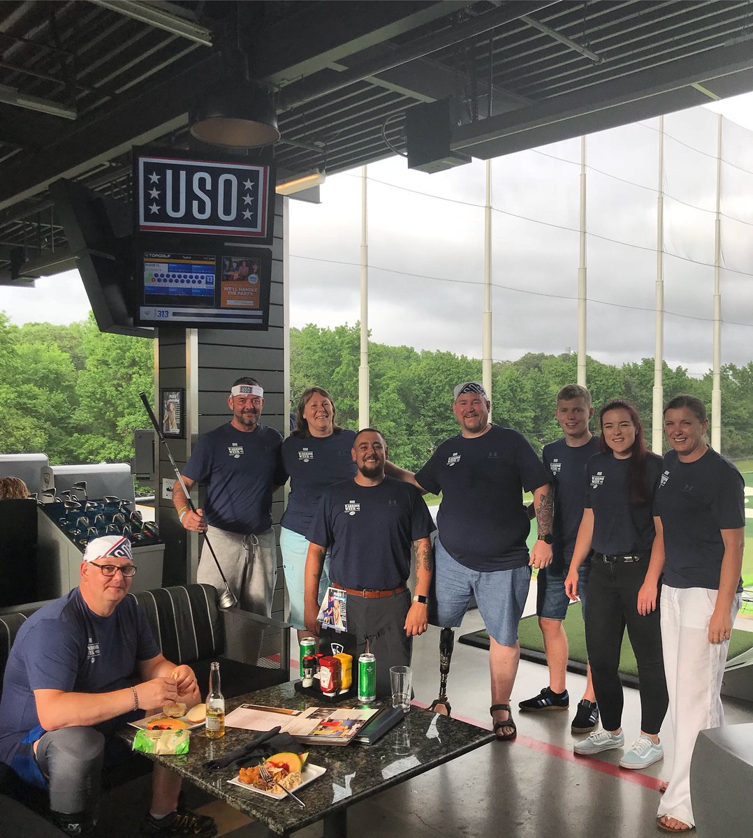 Tonight is the kickoff night to this year’s #USOWarriorWeek festivities @Topgolf Virginia Beach. Visiting from the UK are some warriors from @Blesma . Stay tuned for more updates throughout the weekend!