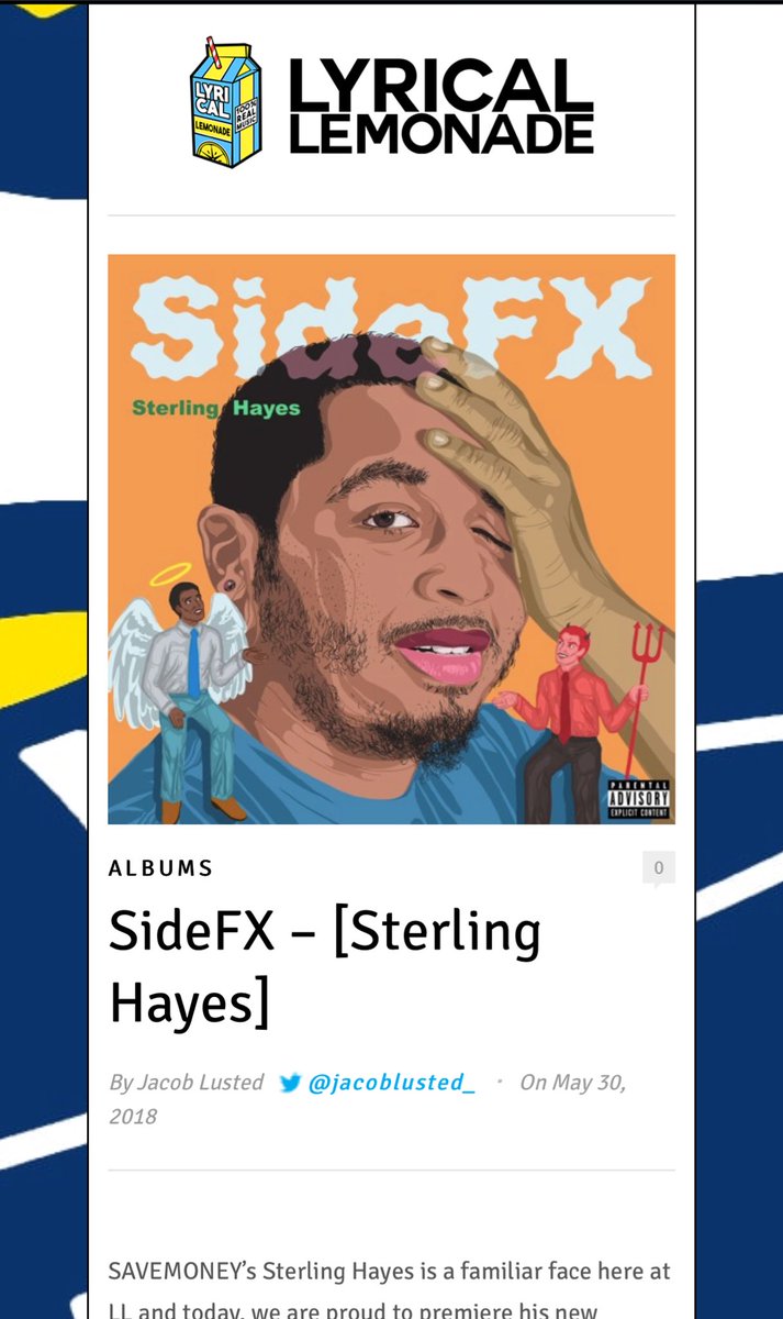 SterlingHayes00's tweet photo. SideFX via @LyricaLemonade 

Executive Production by @SirSpanishDiego 

https://t.co/xLjvya3tKf

Check out this article: SideFX – [Sterling Hayes] - https://t.co/gh1JzctyZa https://t.co/gh1JzctyZa https://t.co/SjA0BNJiB4