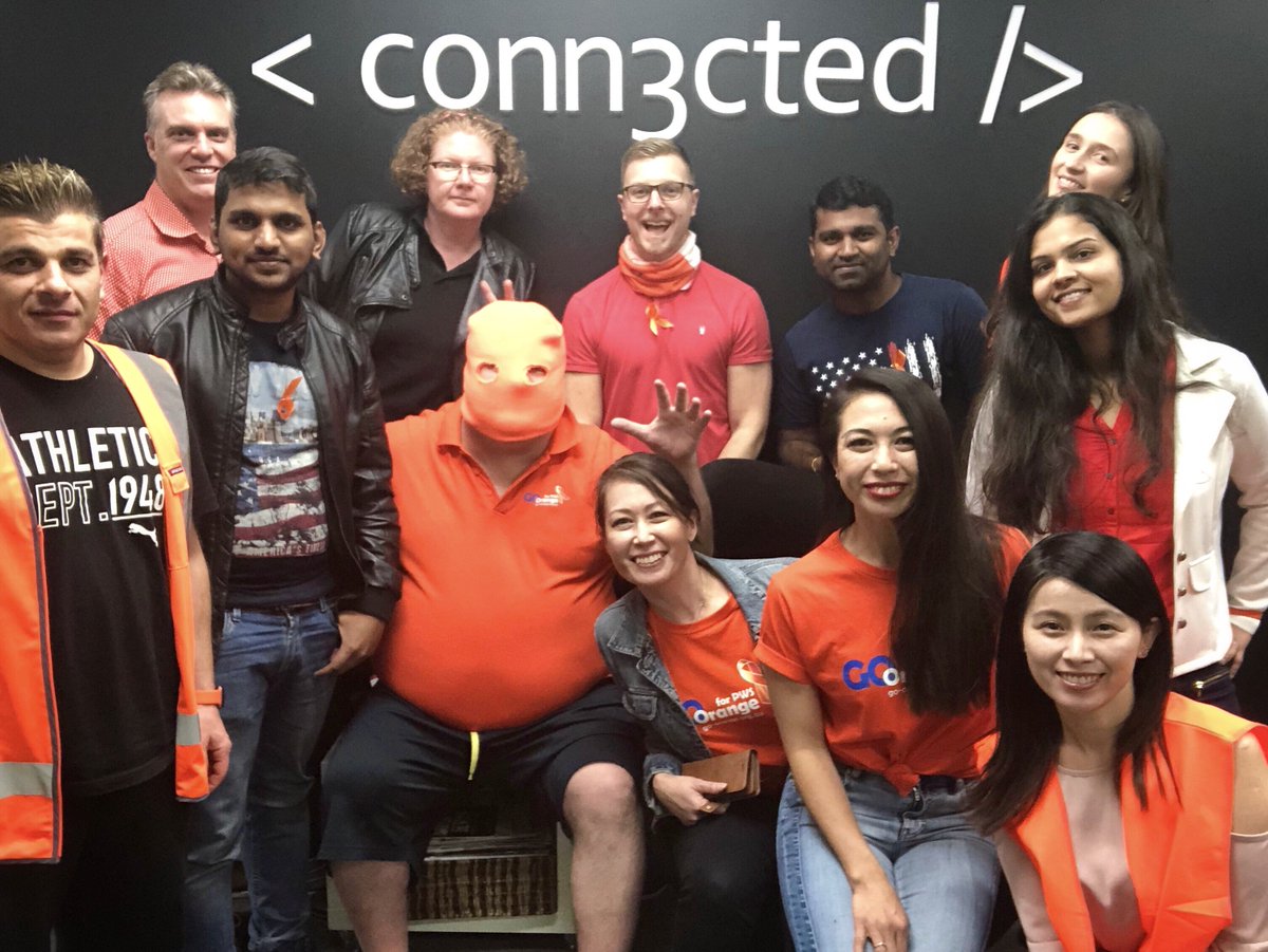 Conn3ctedTech's tweet photo. Yesterday we had our own #GoOrangeforPWS afternoon tea to finish a month of raising awareness! 

#pws #praderwilli #ilovesomeonewithpws #praderwillisyndrome https://t.co/EBsTtwUjHN