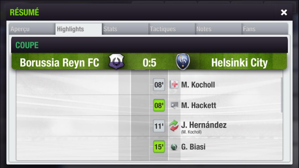 helsinki_fc's tweet photo. 🏆 Cup - 16th of final - Leg 1
🛡 Borussia Reyn FC : 0-5
Extraordinary performance by the players in the Cup. We crushed the Borussia by 5 goals with 2 goals of Agosti.
#ForTheCity https://t.co/CAEVSmHGFj