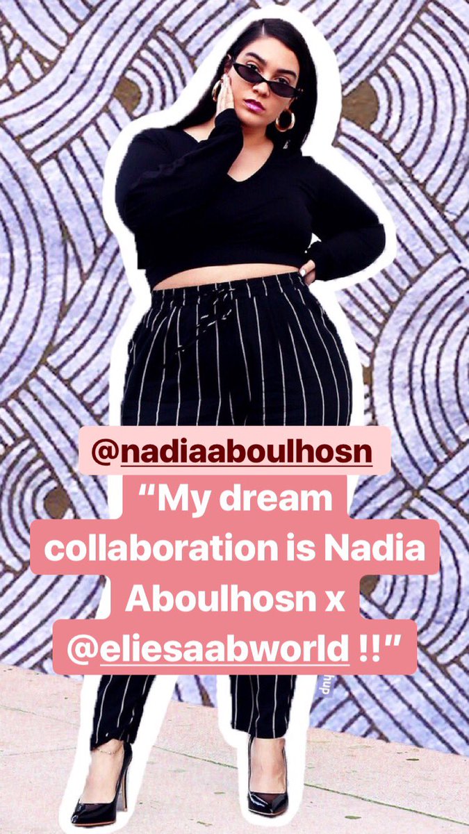 HeySocialMashup's tweet photo. “My dream collaboration is with @ElieSaabWorld 💗” — @nadiaaboulhosn ... https://t.co/GFV4YPqPqv https://t.co/ag3gz5dX5n