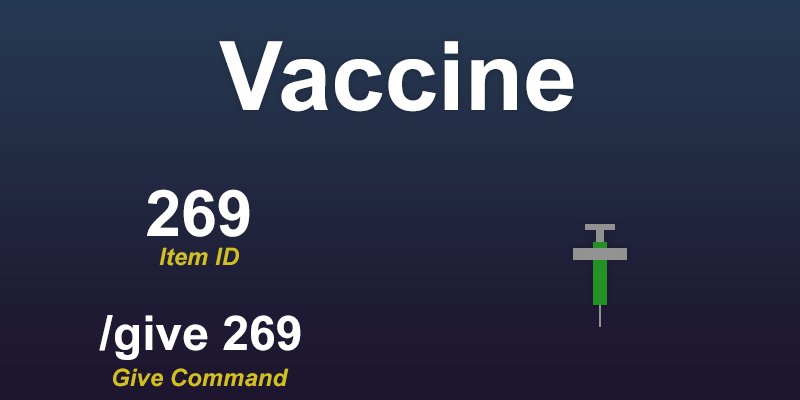 Unturned_Hub's tweet photo. 💉 Did you know that the vaccine ID in #Unturned is 269?

🖥️ View more information, including give commands, at https://t.co/eYOoNx6Cmj

🏁 Find our full Unturned ID list with over 1,400 IDs at https://t.co/1tXkRAfj2z https://t.co/sD89imLpRM