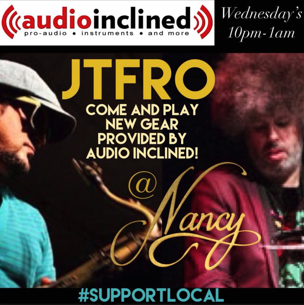 Tonight JTFro...Miami's Finest Musicians take the stage at Bar Nancy in Little Havana on Calle Ocho and perform at the highest levels. Hard Core for all you live music junkies. Spinning on the wheels of steel DJ Carlos Menendez. #Live Music #Live Love  #LittleHavana #whosnancy