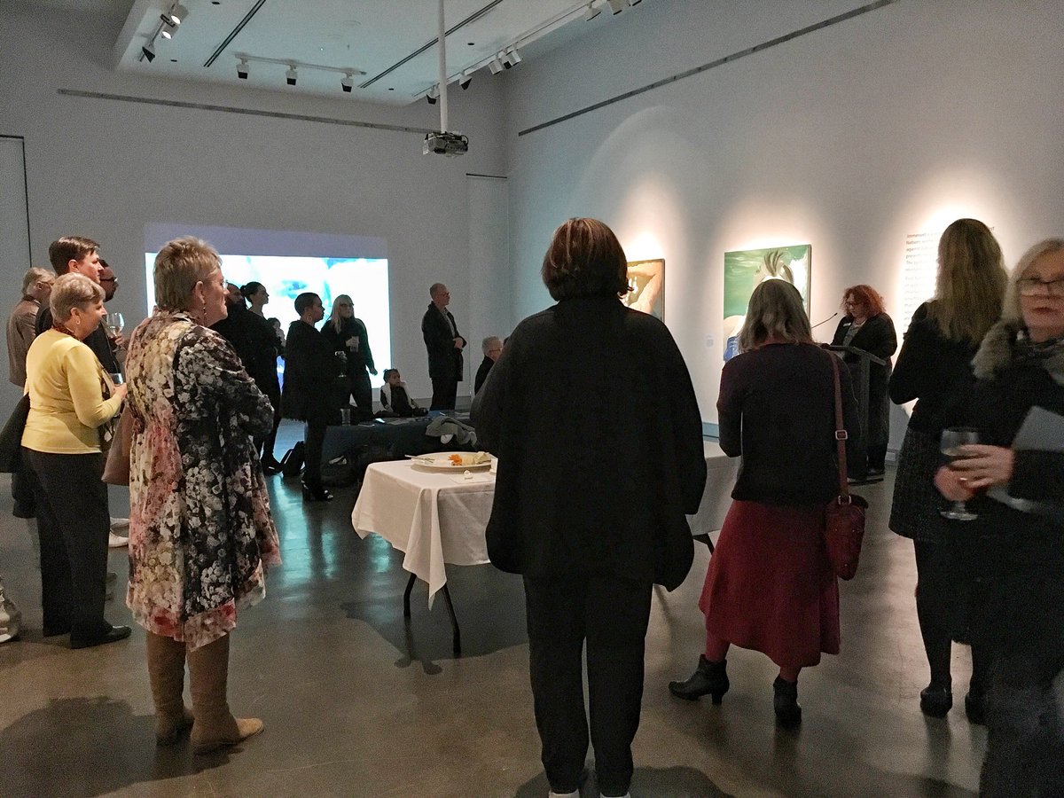 Images from last night’s opening of Boneta-Marie Mabo: Immersed exhibition <a href="/Deakin/">Deakin University</a> Art Gallery in Burwood.
Coming up: In Conversation with Boneta-Marie Mabo, Dr Jenny Murray-Jones and Judith Ryan AM, FRIDAY 1 JUNE 10.30-11.30am. 
Send your RSVPs to artgallery@deakin.edu.au.