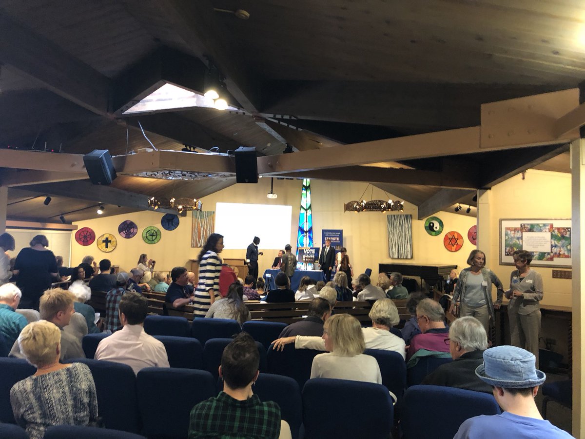 MDoughertyCO's tweet photo. It’s a packed house for the #CCJRC debate! Tune in live on Facebook! #copolitics #boulderda https://t.co/nOPcjUDHB7