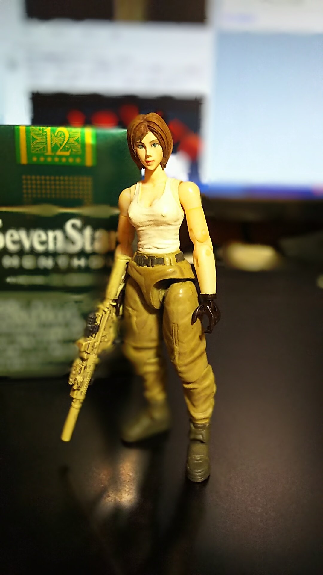 ヒラノ だいぶ前に作ったものです ブリッツワークスさんの1 フィギュアをミクロマンと適当なジャンクで可動化しました T Co Jkasqvfg2i Twitter