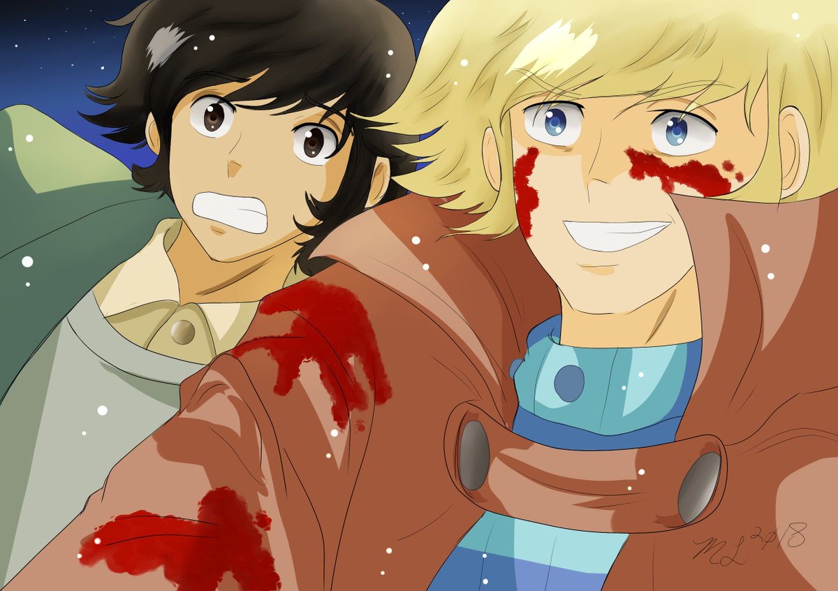 MegsDreamDesign's tweet photo. Finished my version of this screenshot from #DevilmanOVA @MangaUK #FanartFriday #Art #Fanart #illustration #Devilman #GoNagi #AkiraFudo https://t.co/SHAWdpD7Kb