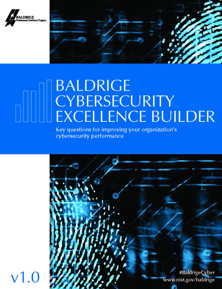 BaldrigeFdn's tweet photo. Take a page from the experience of @KUMedCenter and learn how the #Baldrige Cybersecurity Excellence Builder #BCEB can improve your organization's cyber-preparedness. https://t.co/7PIvEDoyNu https://t.co/KNRp6dmqiY