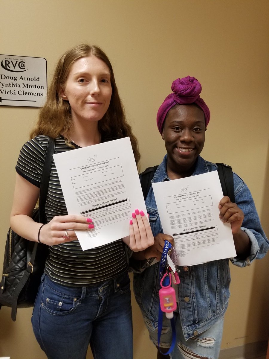 csdavis1970's tweet image. @RCA_Career  7 Recent RCA Healthcare Graduates passed their national EKG certification today. Making them industry ready.Great Job!