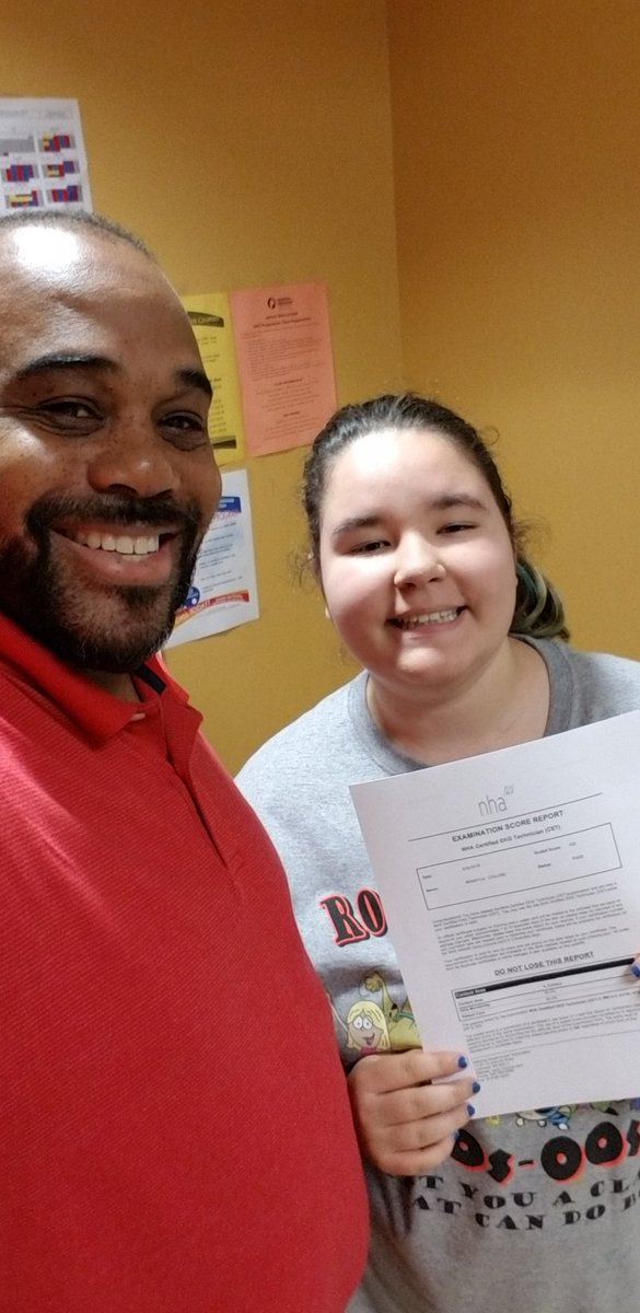 csdavis1970's tweet image. @RCA_Career  7 Recent RCA Healthcare Graduates passed their national EKG certification today. Making them industry ready.Great Job!