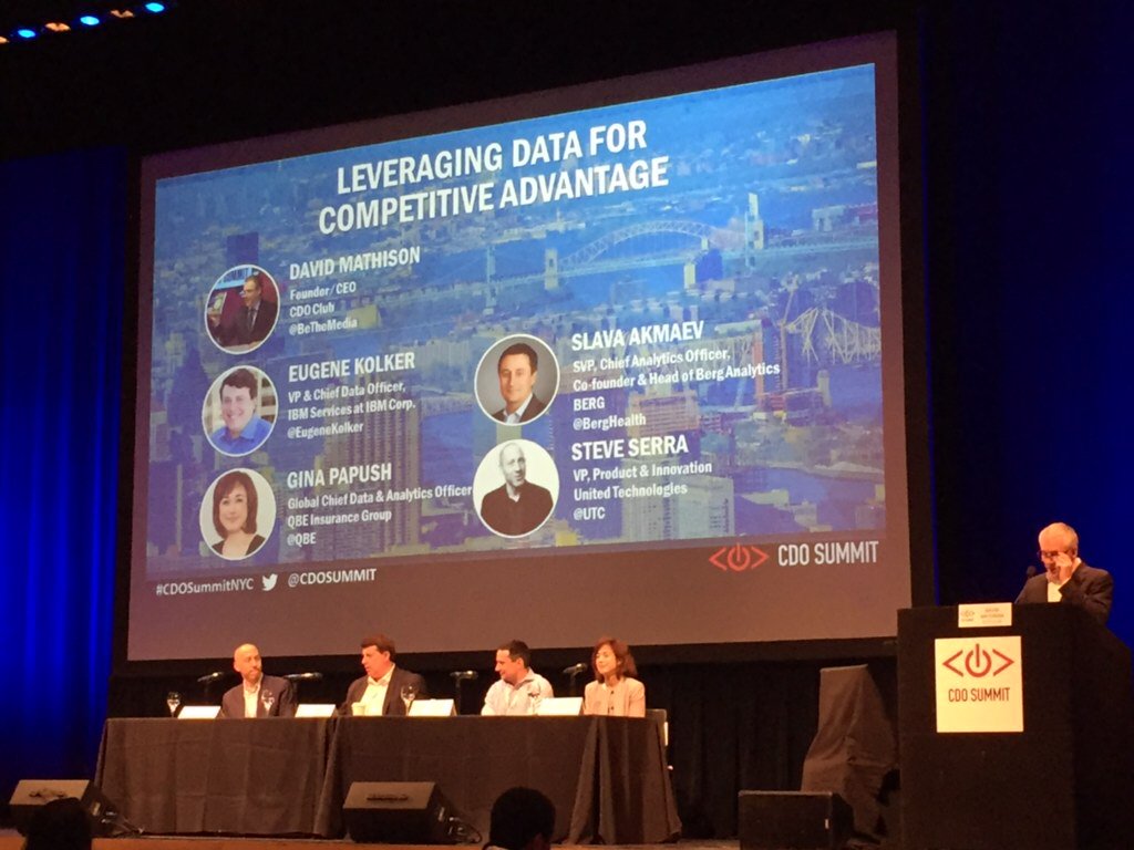 UTC's tweet photo. “User-centric design is a key capability we’re building @UTC. It’s about embracing a human-first mindset. In seeking to solve a problem we start with human beings — we put people first to identify the business outcome we are driving toward” — Serra #CDOSummitNYC #UTDigital https://t.co/r6muGl5uin
