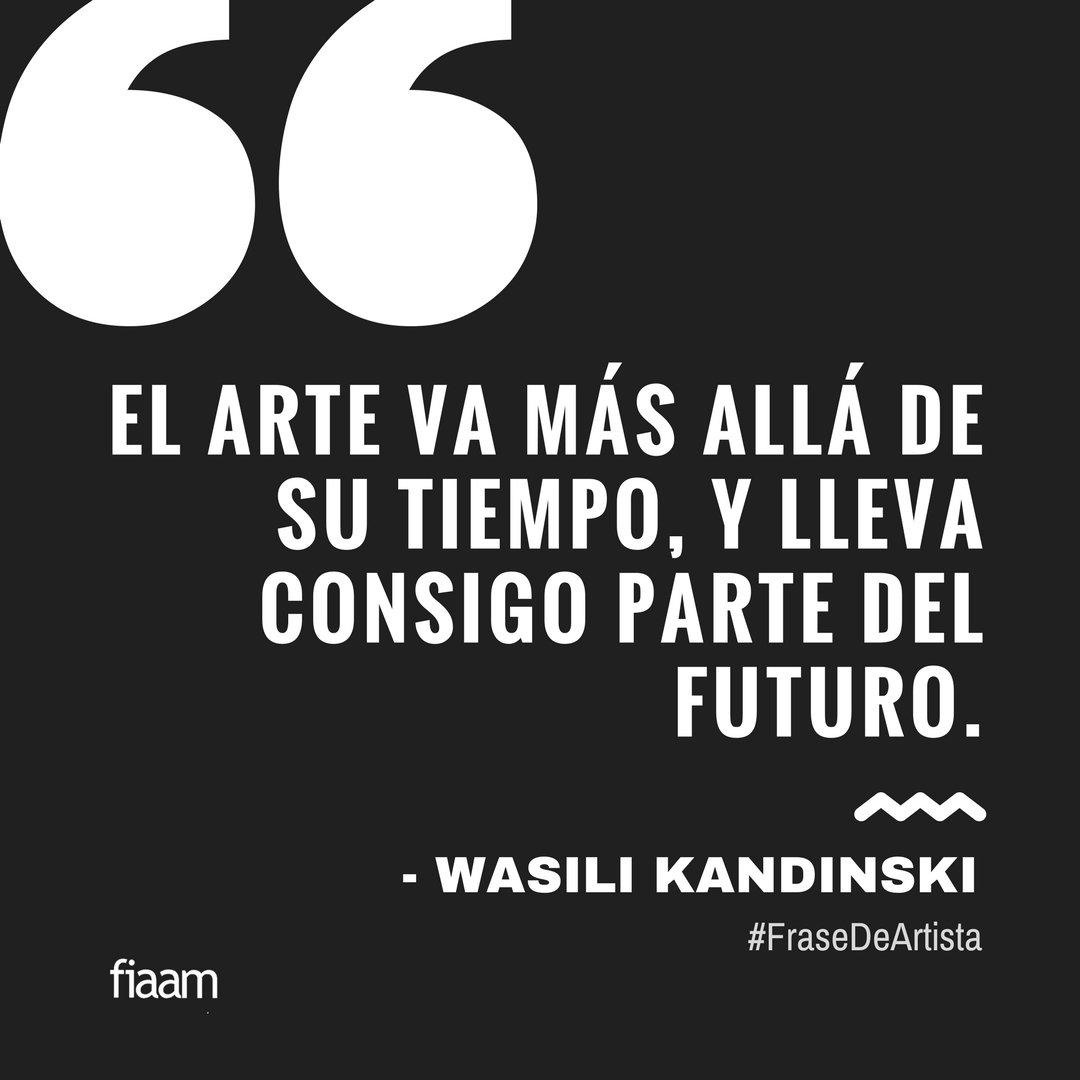 FIAAMaracaibo's tweet photo. Así es la trascendencia del arte... #FraseDeArtista #Fiaam #RumboALos15AñosDeLaFiaam https://t.co/i5NkxbCrzq