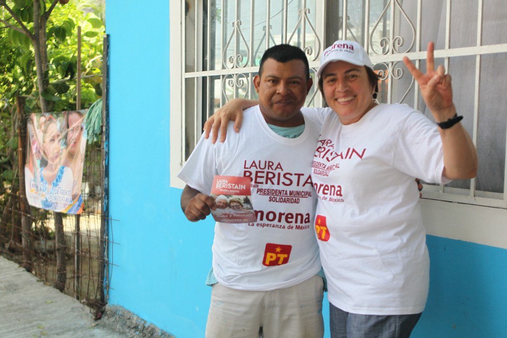 playalminuto's tweet photo. @LauraBeristain indicó que el éxito de su campaña se debe a que ha tocado las puertas de los ciudadanos. https://t.co/liKvyiYFWZ