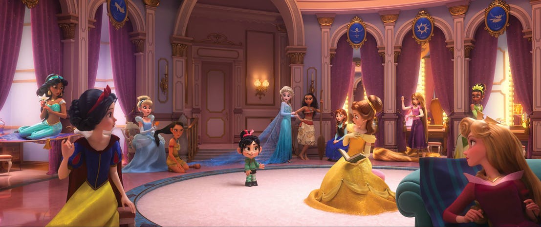 OK. UMMM YES. Look at the #Disney princesses who are all coming together in #WreckItRalph2 #RalphBreaksTheInternet!! 😍😭