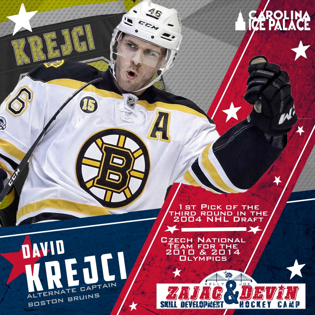 Kzajac19's tweet photo. 💥Camp Alert💥 David Krejci of the Boston Bruins is attending both House and Travel camps...as a coach! https://t.co/pLeBU14kjP to register, limited spots remain https://t.co/8wlHFXdt1n