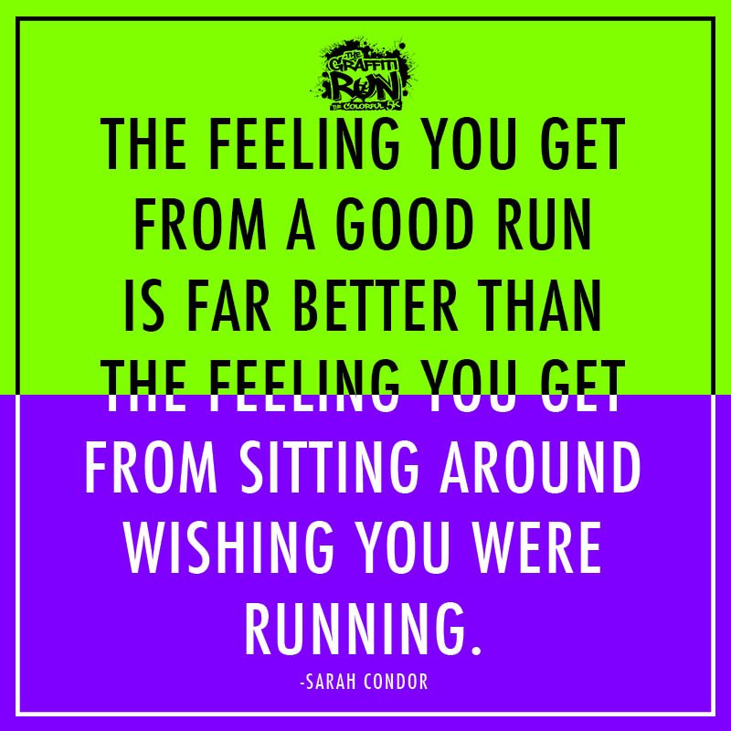 The feeling of a good run vs the feeling of relaxing. 

Get a good run at - goo.gl/o9ZYrx

#GraffitiRun
#ColorRun
#5k
#Denver
#DenverEvents
#Events
#Running