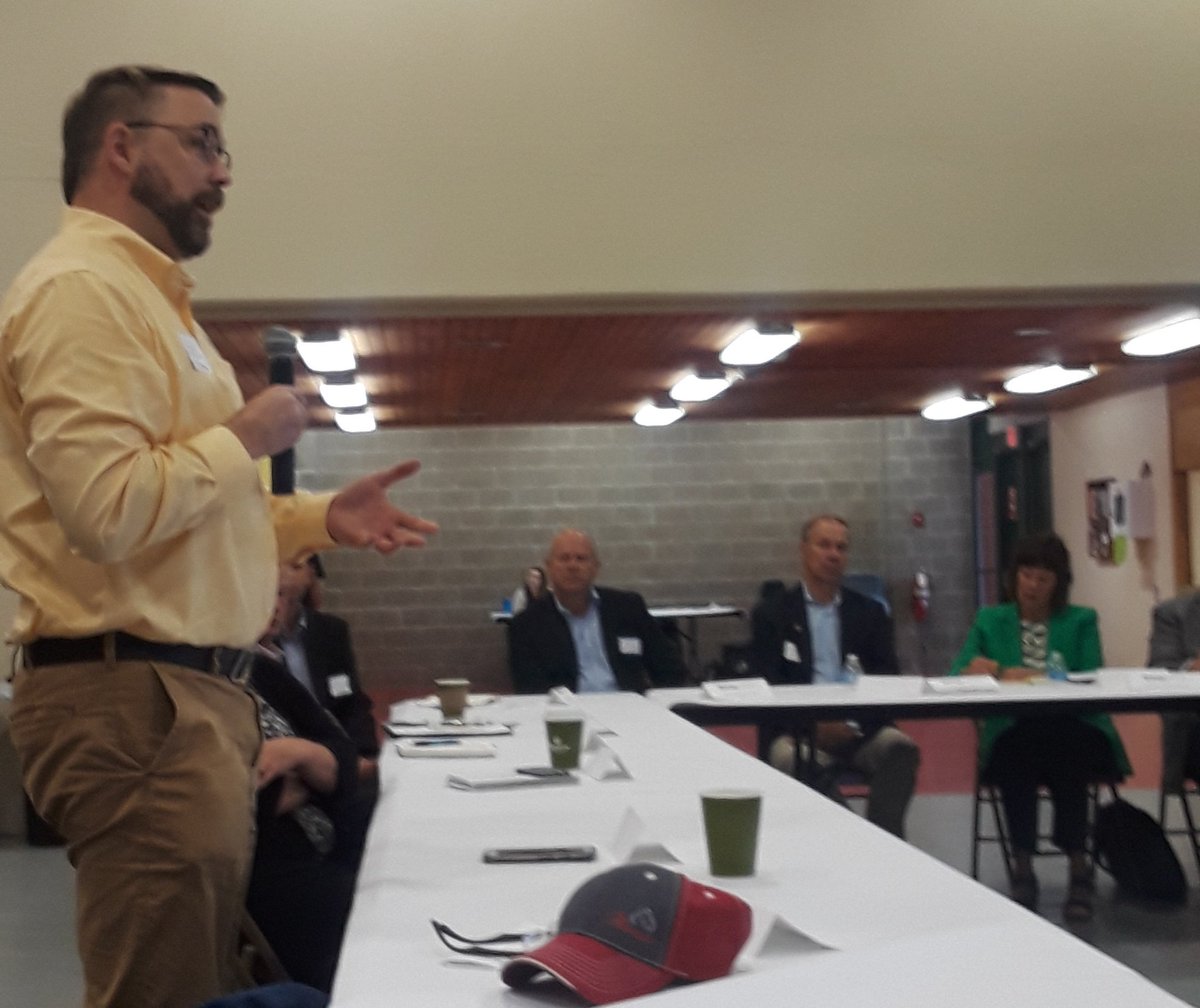 FarmersForTrade's tweet photo. Charles Wachsmuth, @CV_Bean "We are the world's largest processor of kidney beans, #steel and #alumnium #tariffs are hurting us in higher equipment costs and possible EU #retailation." #NAFTAworks https://t.co/aStoVKnNxh