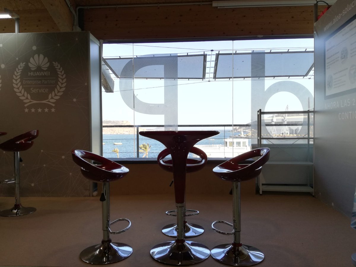AleaSolucionesS's tweet photo. Todo listo y esperando a que llegue mañana. Tenemos muuuchas ganas!!! Queréis un adelanto del stand de @aleasoluciones en #AOTEC18??? Ahí va... https://t.co/Sk47EbEdwj