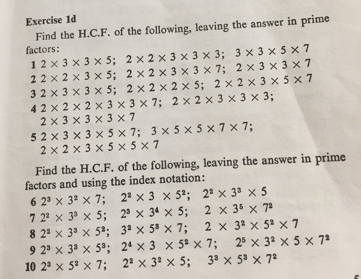 New post: algebraic HCF and LCM. 

I've not really thought about this enough before. Researching it in old textbooks has been really interesting, so I thought I'd share what I found - including thoughts on teaching HCF and LCM with numbers.

 resourceaholic.com/2018/05/algebr…

#mathschat