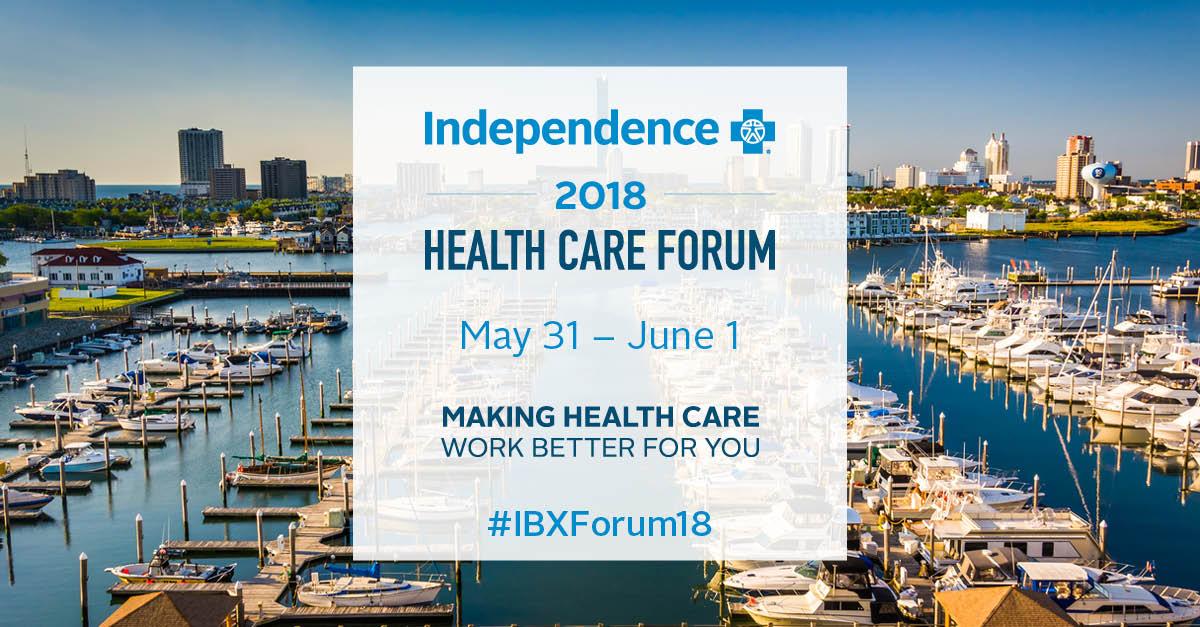 IBX's tweet photo. The 2018 Health Care Forum kicks off tomorrow at 11 a.m. Join the Twitter conversation using #IBXForum18. https://t.co/ZxCUvxIE0G