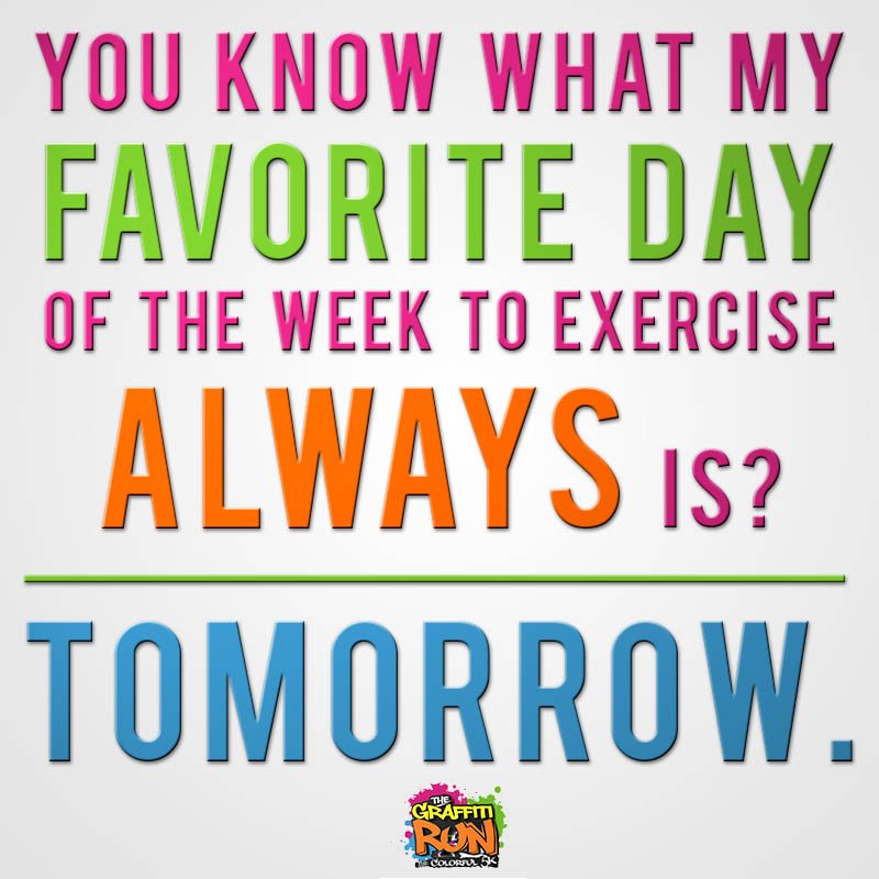 bhaha!  Let's change the mindset and start today! 

Join us August 5th, 2018 in Denver, CO - goo.gl/o9ZYrx

#Fitness
#Workout
#Running
#5K
#Denver
#Events
#DenverEvents