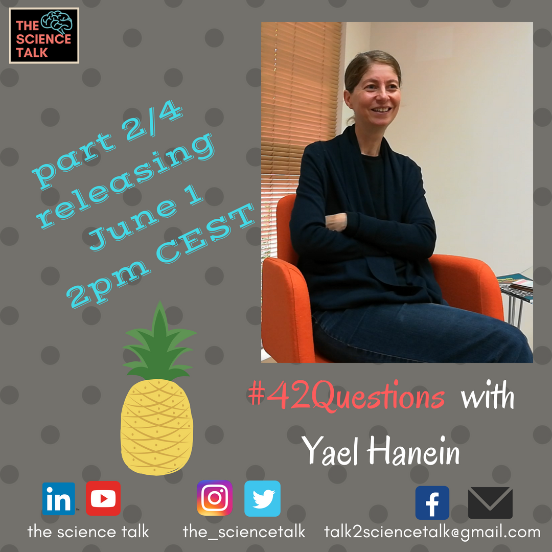 the_ScienceTalk's tweet photo. The next part of #42Questions with Yael Hanein releases this Friday (June 1)! ๐ฌ
Watch this space for more! Watch the 1st part ๐ https://t.co/CwHGXXBqzt