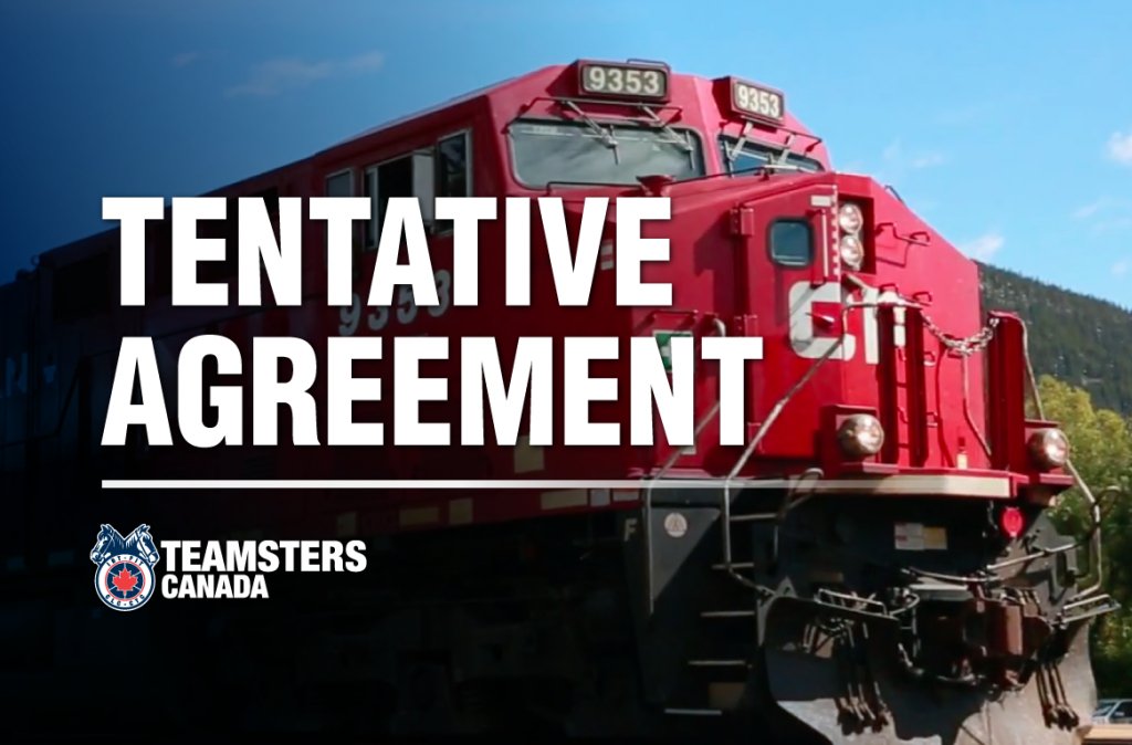 TeamstersRail's tweet image. Teamsters Reach Tentative Agreement With CP, Ending Strike
teamstersrail.ca/tentative_agre…