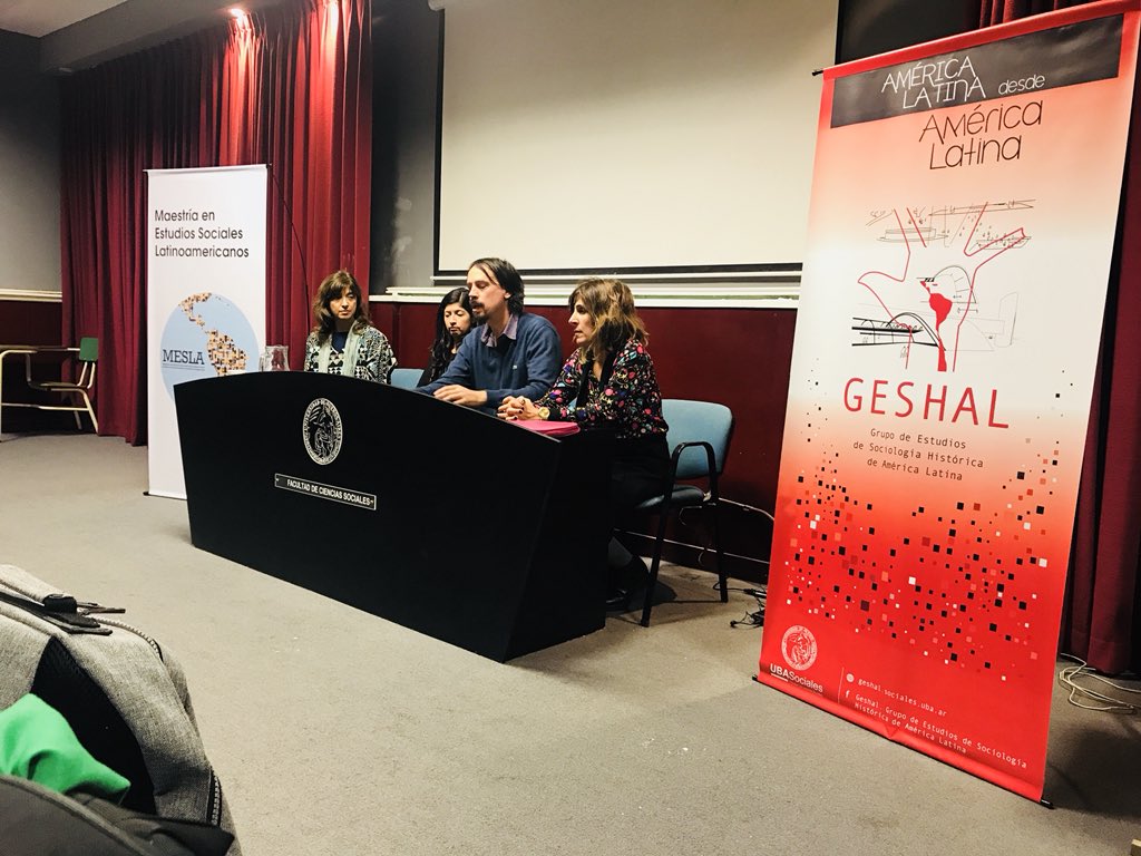 MESLASociales's tweet photo. Palabras de bienvenida en el I Coloquio de la RUPEAL con @sorlorena, Julian Rebbón, Carolina Cepeda y Veronica Giordano https://t.co/hQjFv4trpC