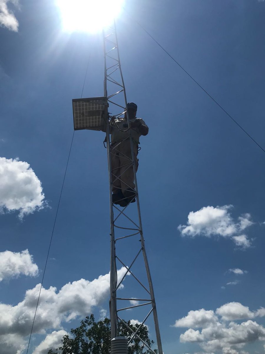 ADEZN01's tweet image. UN HITO MAS EN EL PROYECTO AEROPUERTO ZONA NORTE
HOY quedó instalada moderna ESTACIÓN METEOROLÓGICA en la zona donde se construirá el “Aeropuerto Zona Norte”