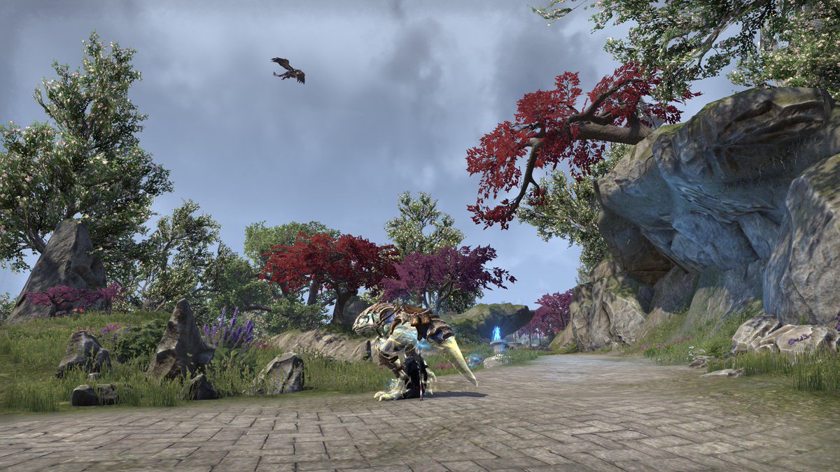 Just sitting underneath my guar watching the gryphons flying by... o.O
#ESO #Summerset