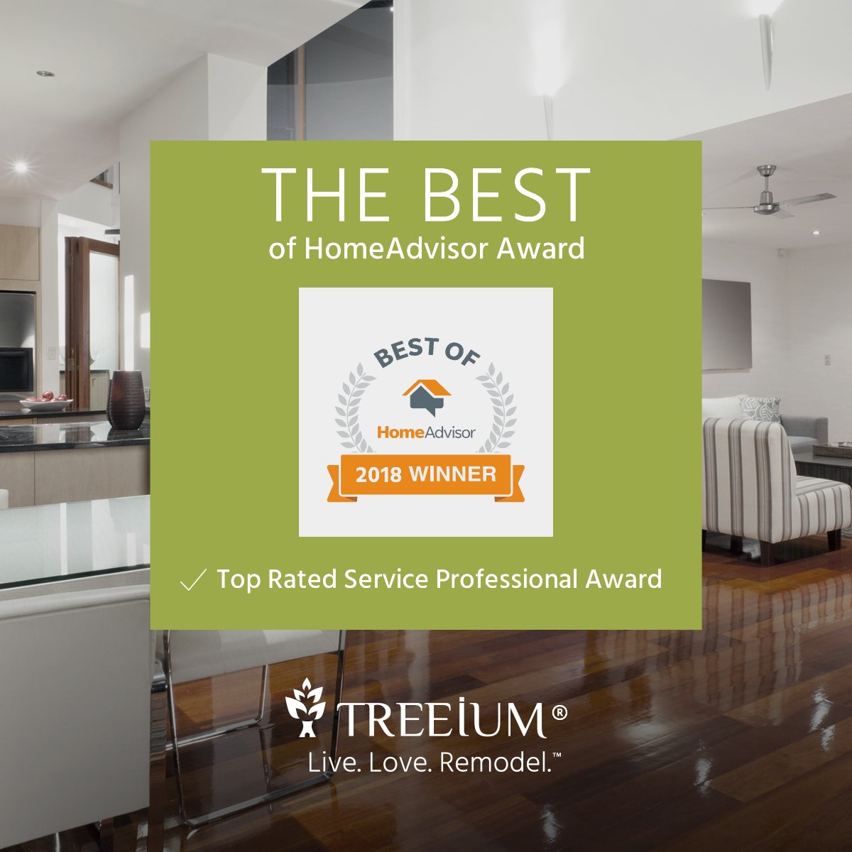 Treeium's tweet photo. For its sixth year in a row, Treeium, Inc. is a proud recipient of the Best of HomeAdvisor award! Read the full press here: https://t.co/oIU6JwaNHT
#treeium #bestofhomeadvisor2018 #award https://t.co/I55hX80rCY