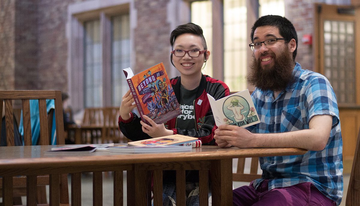 ALALibrary's tweet image. Students at @UW_iSchool have created a database of LGBTQ comics. bit.ly/2L8AbKj #PrideMonth #GLBTBookMonth