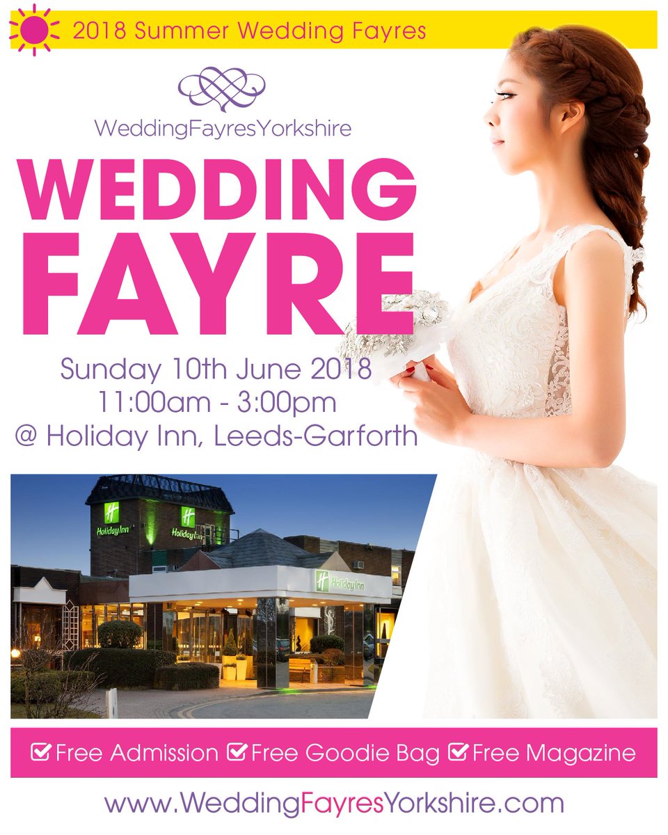 Sun 10th June come see us for our summer #weddinghour  #weddingfayre <a href="/HILeedsGarforth/">HI Leeds Garforth</a>