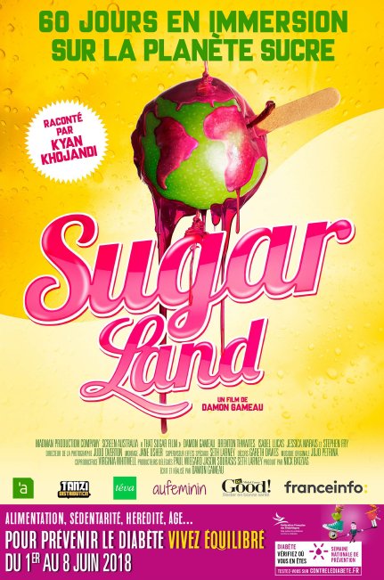 FedeDiabete's tweet photo. Et si vous profitiez de la Semaine nationale de #prévention du #diabète pour aller voir @Sugarlandlefilm dans les salles @Kinepolis_FR et @UGCcinemas : un documentaire qui changera votre regard  sur ce que vous mettez dans vos assiettes ! #sucrescachés https://t.co/02dvAFyk6w