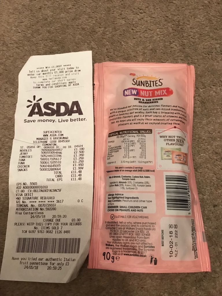 AnthonyV92's tweet photo. @Tesco what are you going to do about this?.. Because I think it's absolutely disgraceful. Especially after a manager has assured you that they will be taken off the shelf.. And they are still selling them #TescoEdmonton https://t.co/3AvhlbNQ6H