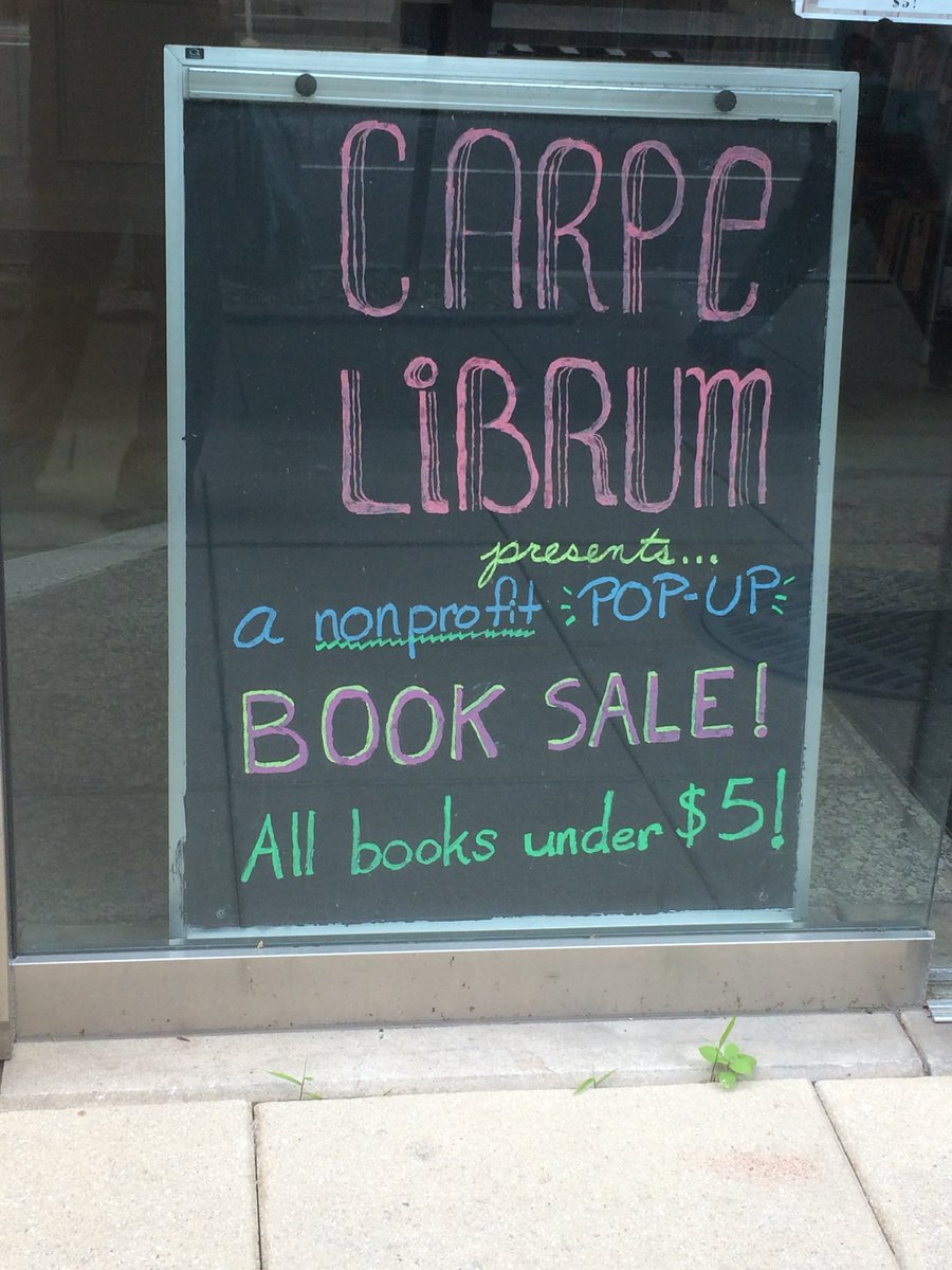 Just visited an awesome pop up book sale raising funds for Turning the Page #readforabetterworld #shoplocal #books