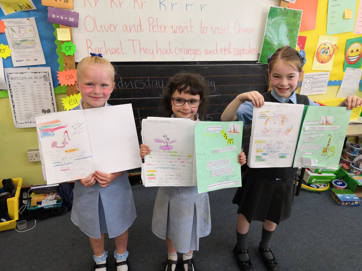 OLRprimary's tweet image. Some star 🌟 writing today by these superstars. Great descriptions and success criteria met. #p2/1 #compositeclass #topicwriting #creatingacharacter