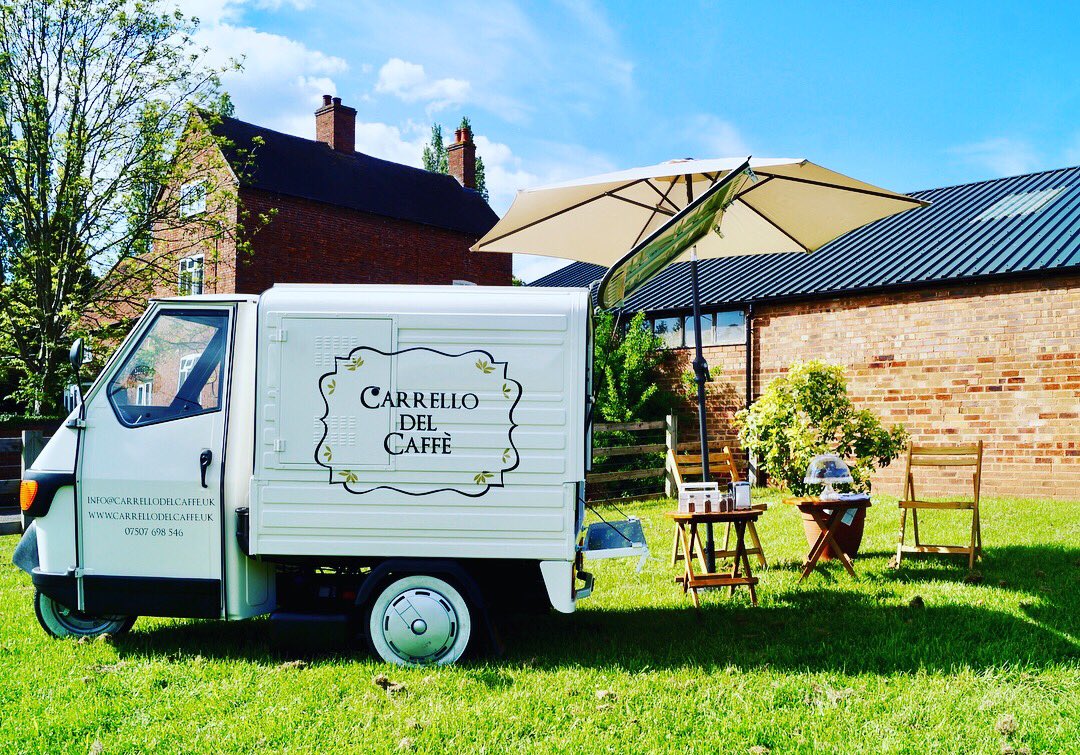CarrelloC's tweet photo. We’re at Lichfield Gin, Ale &amp; Cheese Festival this weekend. Come and see us for some freshly ground coffee, indulgent hot chocolate and tasty baked treats! #lichfield #coffee #westmidlands #summerevents #weddingideas https://t.co/judzGh5rjG