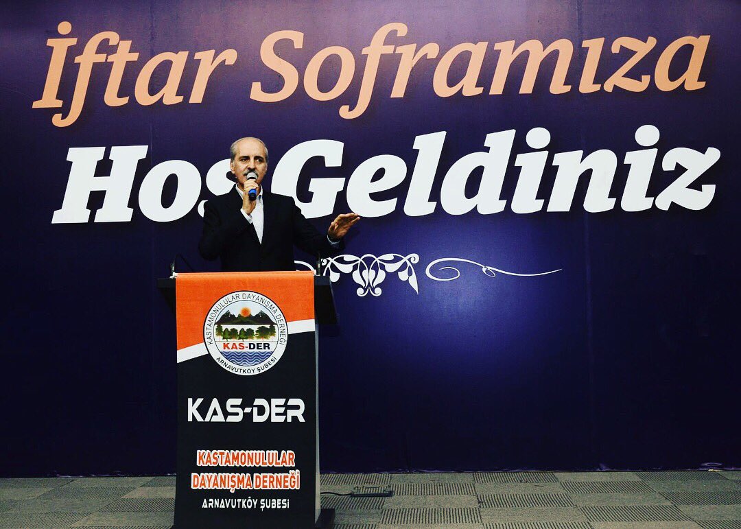 mcandaroglutr's tweet photo. Rahmet ve bereket ikliminin zirvede hissedildiği Ramazan’ı Şerif’in onbeşinci iftarını, Kültür ve Turizm bakanımız sayın Numan Kurtulmuş ve Belediye başkanımızla beraber KAS-DER’in  
İftar sofrasında açtık. #ramazan https://t.co/iPtvwpCXEI