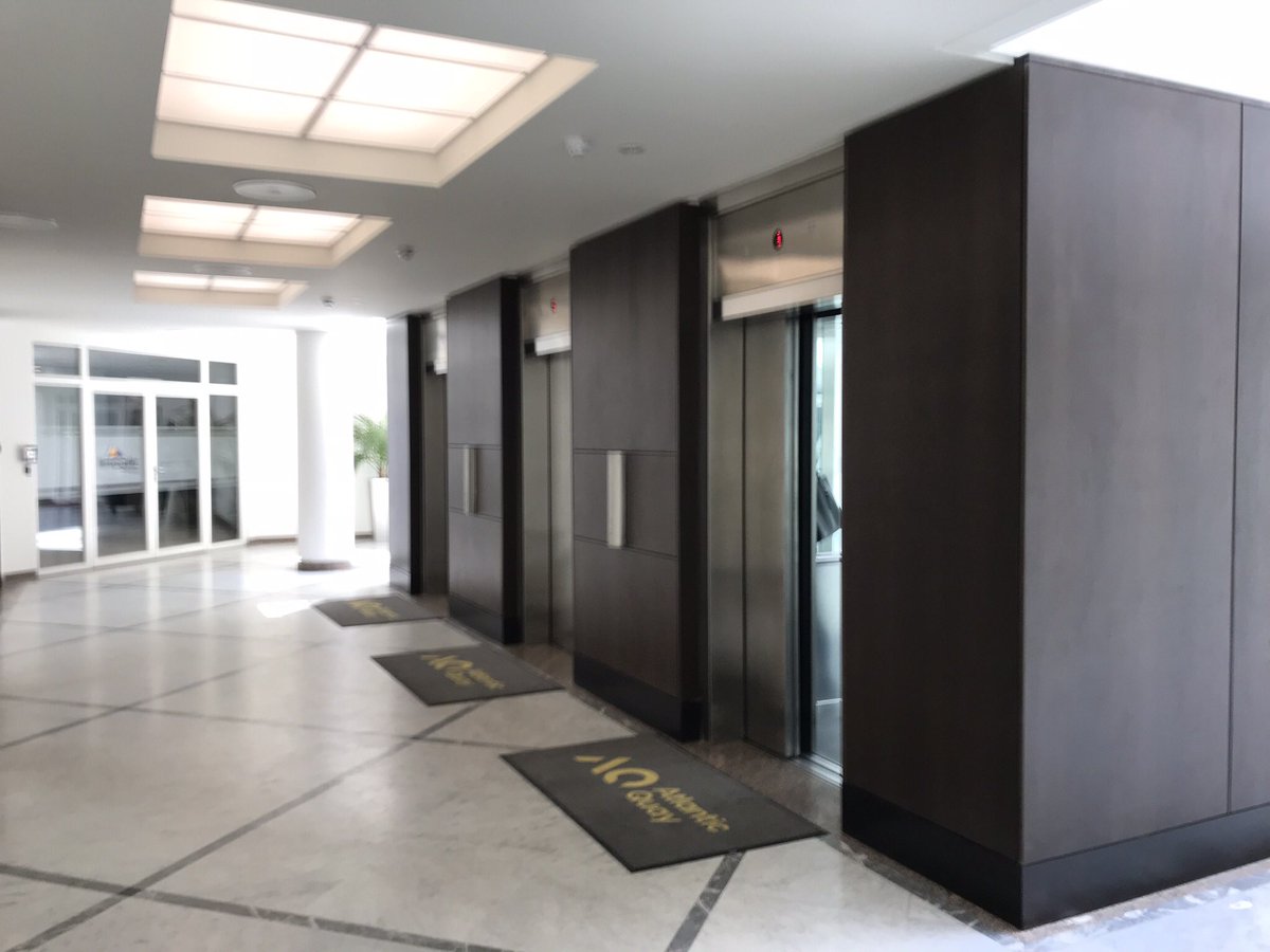 spatialgardner's tweet image. Refurbished entrance to AQ1 handed over and looking good!