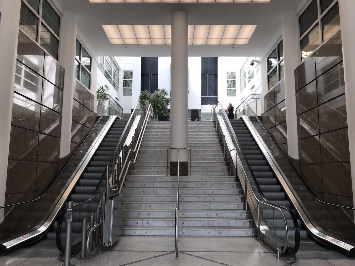 spatialgardner's tweet image. Refurbished entrance to AQ1 handed over and looking good!