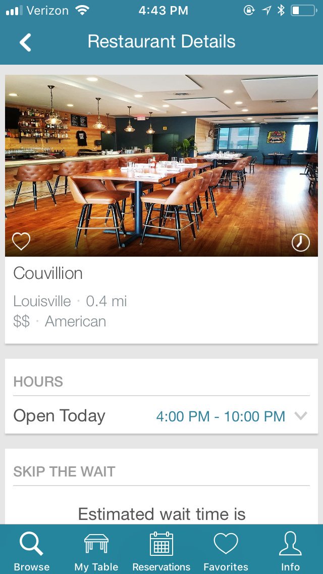 DineTime's tweet photo. Need a new spot to eat tonight in our lovely city? Check out our friends over @EatCouvillion. Skip the wait and use our app to check in!😋
#LouisvilleEats #LocalEats #502eats https://t.co/S9GbaSiVMk
