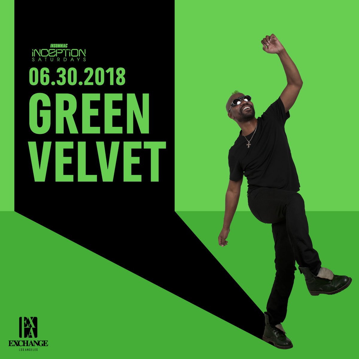 ExchangeLA's tweet image. Meet us at the club for @GreenVelvet_ at @insomniacevents #InceptionSaturdays on 06/30! 💚

Tickets: ticketf.ly/2srf3qG