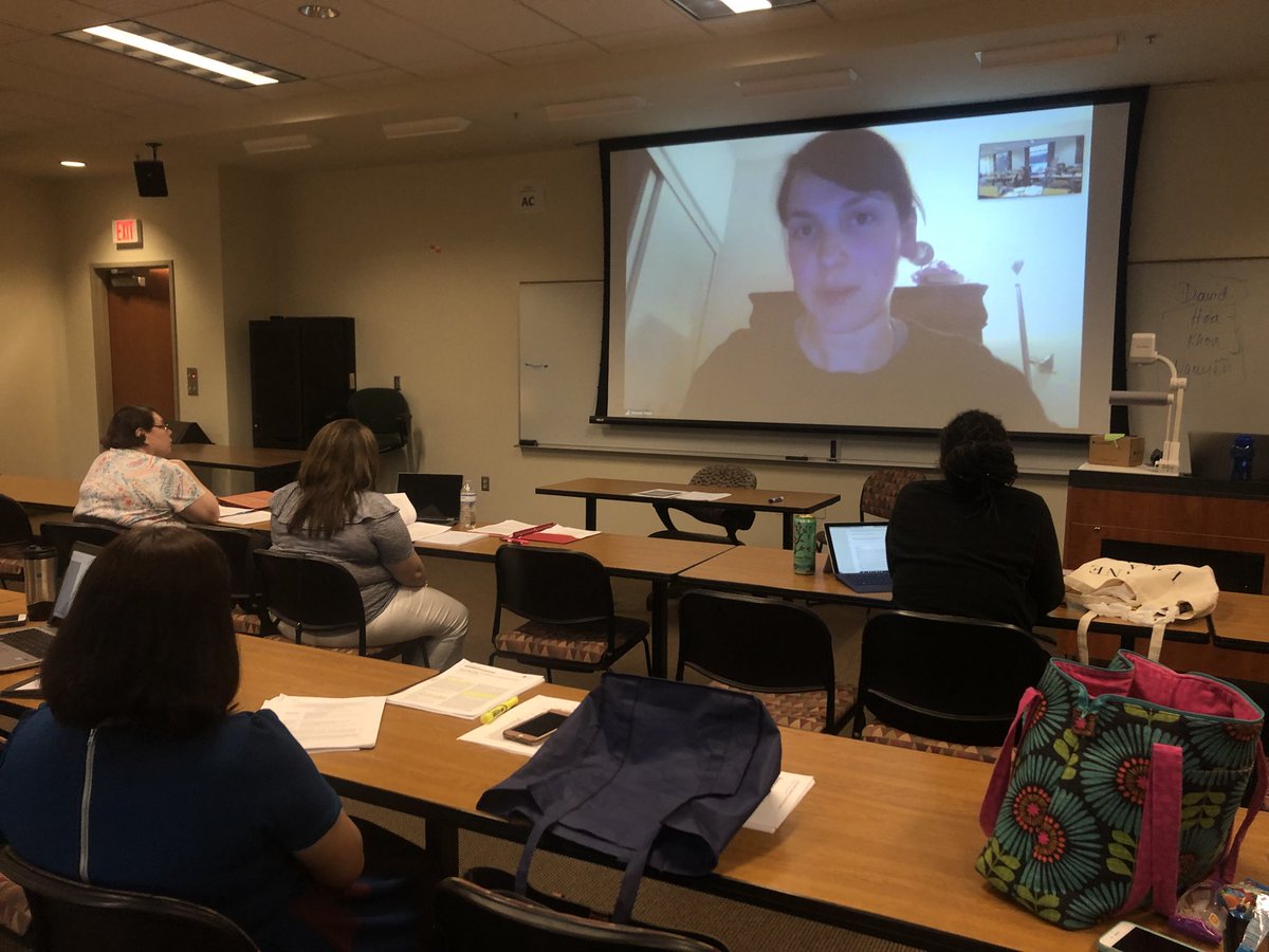IUPUIEdLawProf's tweet photo. Thx to Dr. Sharon Stein for joining our #theoreticalframeworks class as a guest speaker! @TeamELPS @UTSACOEHD @utsa @ohlawdjesus @akingkostelac @eyraperez @stephvvas https://t.co/RQhN6MJuUs