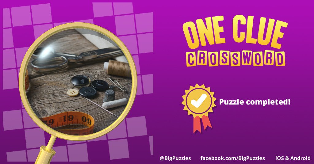 I completed a puzzle in One Clue Crossword. Play now for free!
onecluecrossword.com #OneClueCrossword