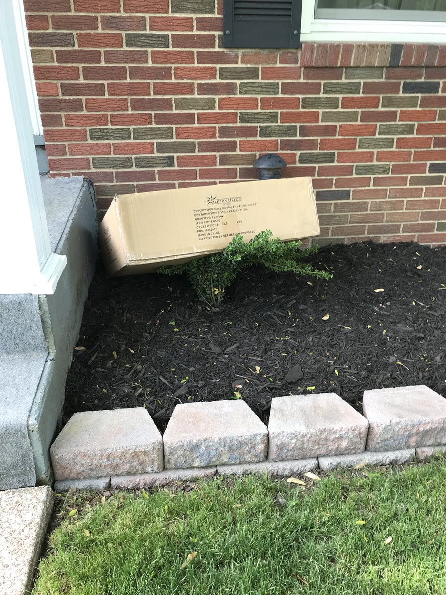 How <a href="/FedEx/">FedEx</a> delivers packages on newly planted shrubs. Choose <a href="/UPS/">UPS</a> if at all possible.