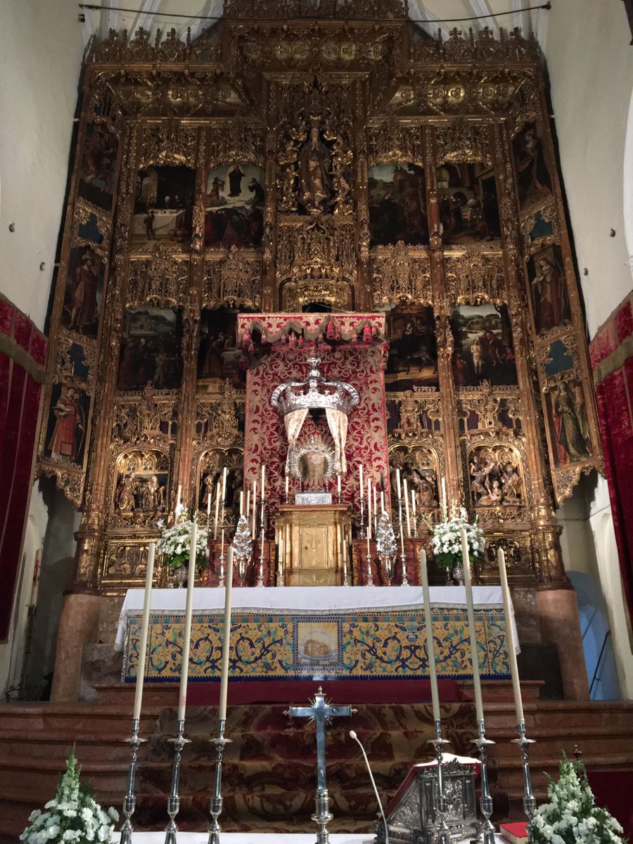 SacramentalSJ's tweet photo. En media hora los gozos desde la torre de la Parroquia @SanJuanMarchena dónde ya está todo listo para vivir #CorpusMarchena #corpus2018 #Visperas #TDSCofrade https://t.co/Hr6lbPUiaa
